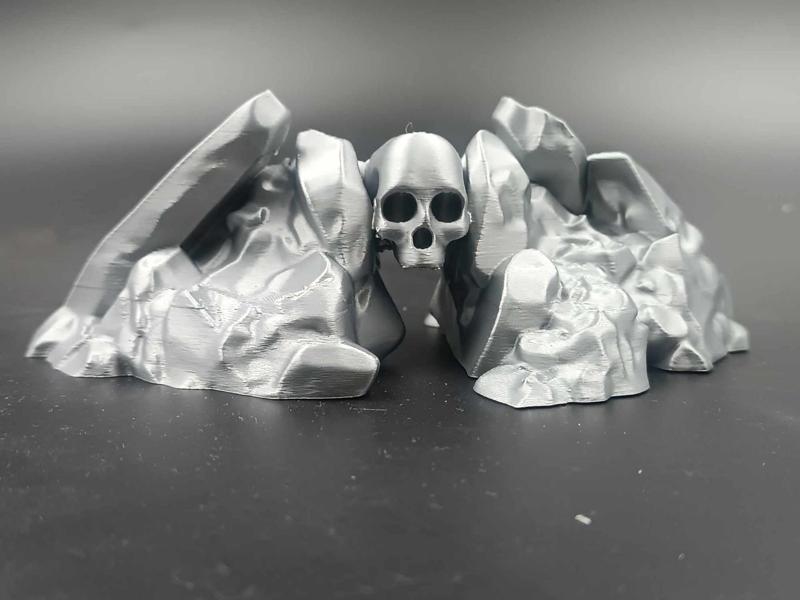 DnD Miniature Terrain - Skull Cave Entrance