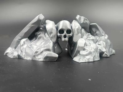 DnD Miniature Terrain - Skull Cave Entrance