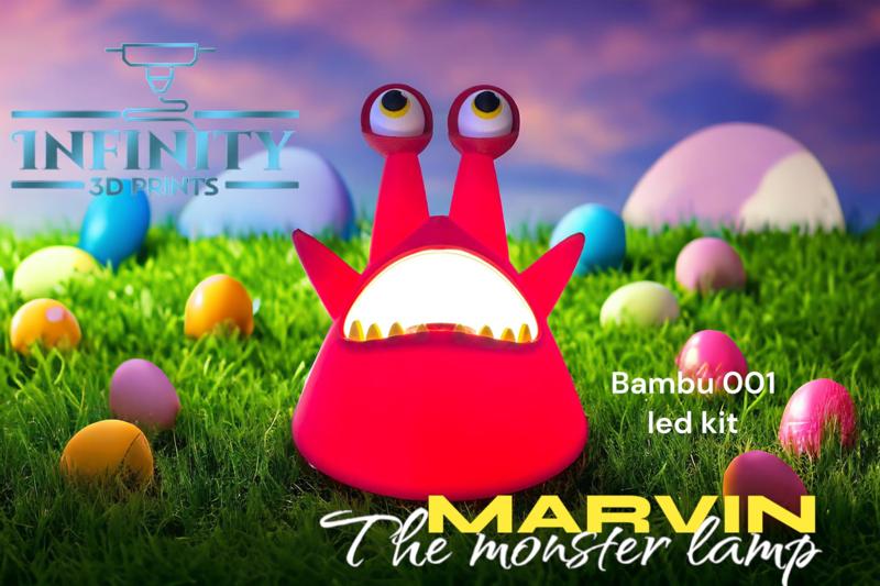 BAMBU 001 LED KIT - MARVIN THE MONSTER LAMP