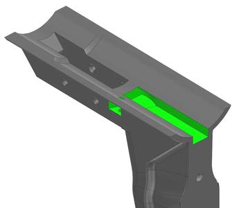 Pki Lynx Receiver & Grip for Foamgasm Thumb Mag Release   