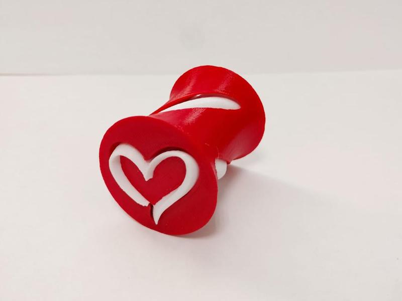 Vortex- love spiral heart- fidget 
