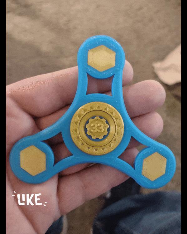 Fallout Fidget Spinner - Print-in-Place