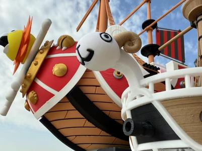 【150+ parts/450g】Going Merry/One Piece Luffy (restored based on Oda's sketches)