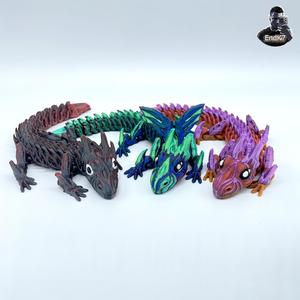 Majestic Baby Dragon - Multicolor - Articulated - Print in Place - No Supports