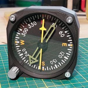 ACI - Altimeter Face w Kollsman, RMI Hands and Middle +1mm   