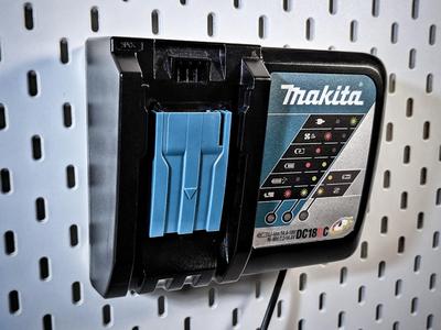 Makita DC18RC 18v Charger Mount for Ikea Skadis