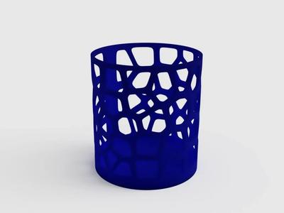 Voronoi Cup Pen Holder