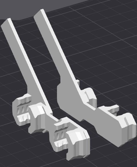 4 mm Offset, Command Strip Mount, Cross Quad Offset - DS Part A for Maultiboard