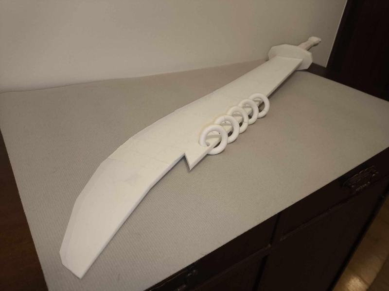 STL Files | Metin2 - Full Moon Sword - weapon for cosplay / prop weapon