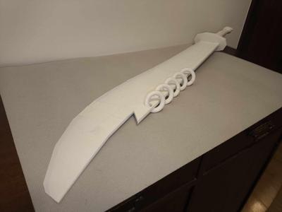 STL Files | Metin2 - Full Moon Sword - weapon for cosplay / prop weapon