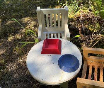 Square Birdseed Bowl