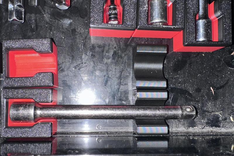 Socket Wrench Extension Organizer