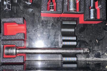 Socket Wrench Extension Organizer