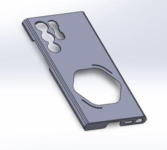 Galaxy S22 Ultra case with hexagon