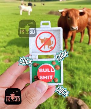 Bullshit Briefcase Clicker Toy / Easy to Print / 3MF Included