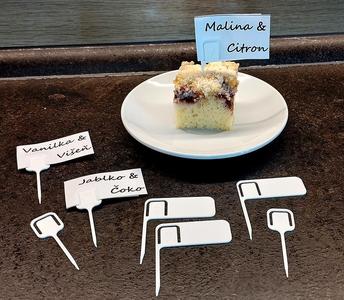 Muffin Cupcake Flavor Marker Flag Tag
