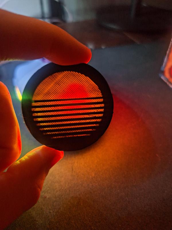 Outrun Cap Lithograph
