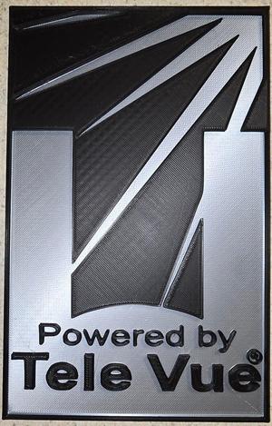 Powered By Tele Vue Sign