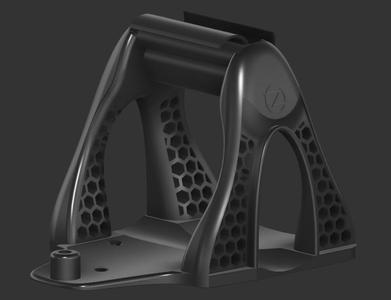 FSH1-z³D Filament Spool Holder, PTFE direct feed from shelf