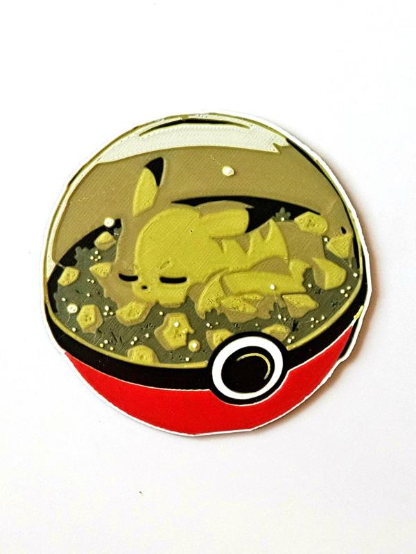 Pikachu - Pokéball Coaster (Part of set)