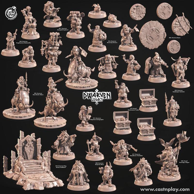 Dwarven Legacy (Set) (Pre-Supported) | Cast n Play