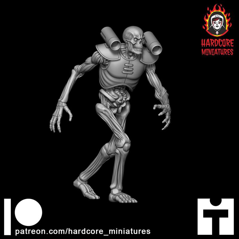 Hell Skeleton Walking