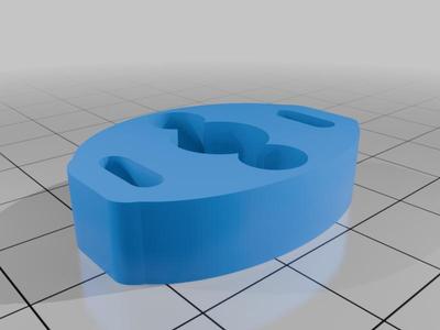 Brushed 380 motor mount for DT02/DT03 and possibly others.
