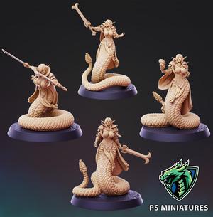 Dark Elf Serpent Knights - Bundle + Pinups