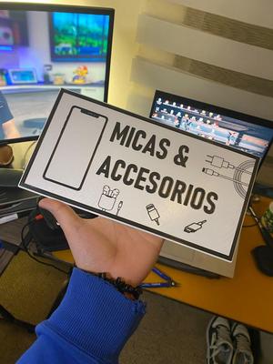 Cartel publicitario (Micas y accesorios)