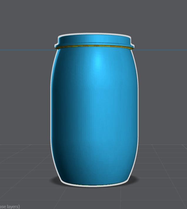 Fut en plastique (echelle 1/35)