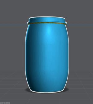 Fut en plastique (echelle 1/35)
