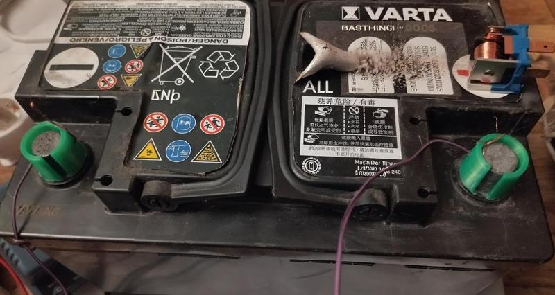 Customizable Car Battery Clamp Terminals