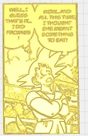 Dragon Ball Lithophanes Mini Set