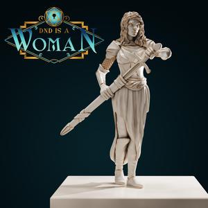 Aasimar Cleric - Amahiah - 28/32mm and 75mm