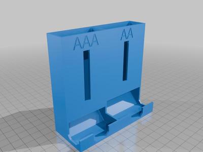 1-Row Battery dispenser for AA & AAA