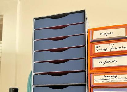 Enclosed frame for drawers   