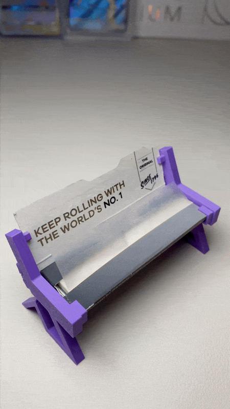 Rizla Short Paper Rolling Tray - Modern Bench Design