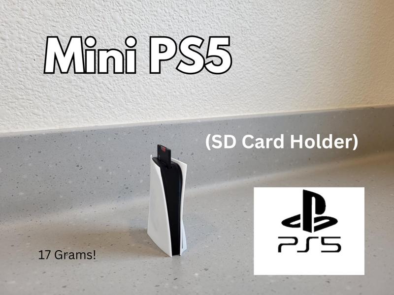 Mini PS5 SD Card Holder