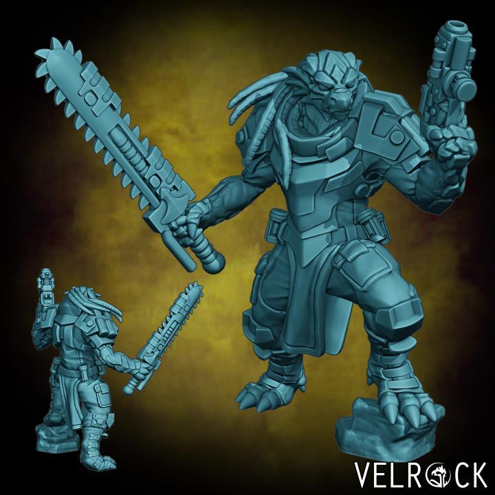 Dragonborn Trooper Captain (PRESUPPORTED)