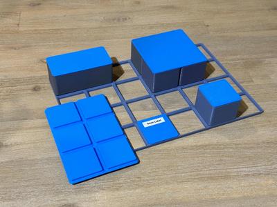 Lids for Stackable Gridfinity Boxes / Trays