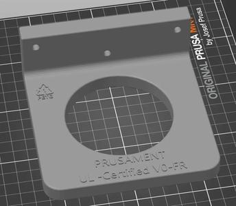 HALO 3 inch LED can light mount - V0FR (Designed for PRUSAMENT V0 Fire Retardant Filament)   