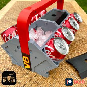 V8 CAN COOLER FOR REGULAR AND MINI CANS / FITS MOST PRINTERS