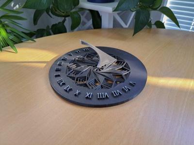 3D Printed Sundial clock