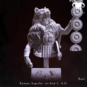 Bust - Roman Signifer 1st-2nd C. A.D. Standard of Honor!