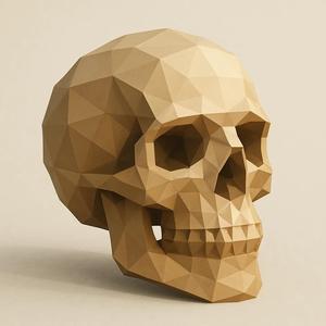 SKULL LOW POLY V3   
