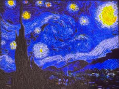 Van Gogh's Starry Night Lithophane