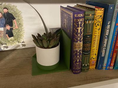 Succulent Planter Bookend - Square Corcelain Cups