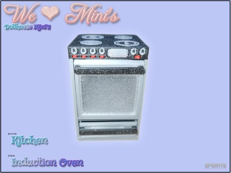 Dollhouse - Induction Oven 1:18 1:12