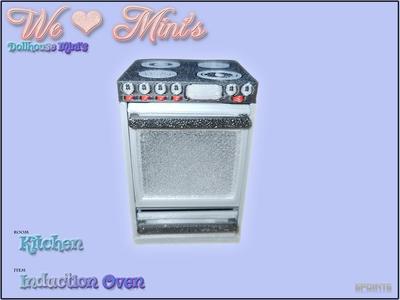 Dollhouse - Induction Oven 1:18 1:12