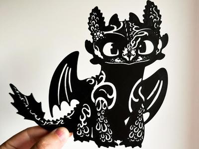 Toothless wallart fast Print No.1